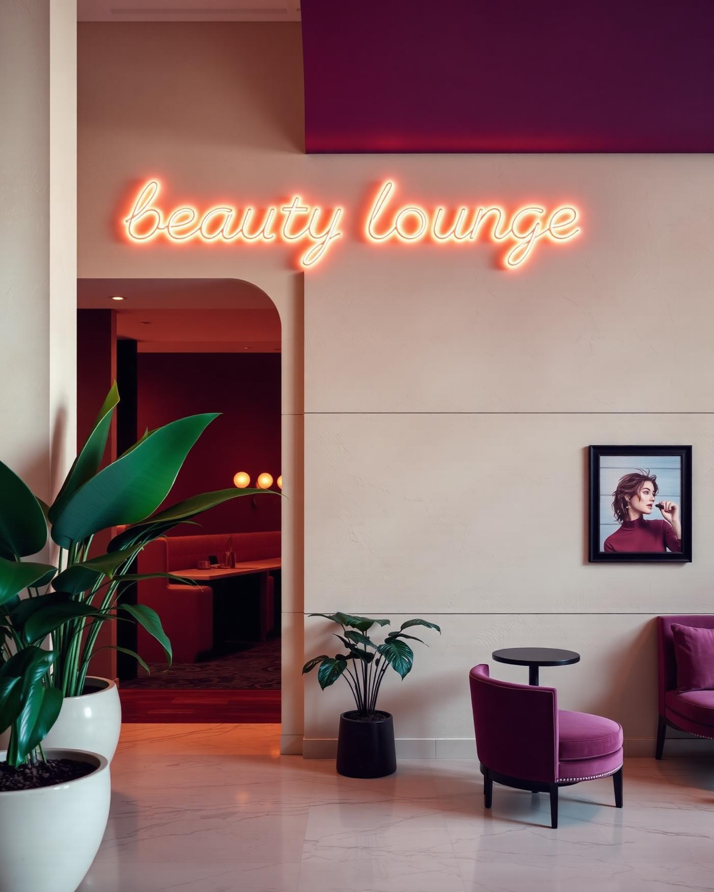 Curves Beauty Lounge lobby
